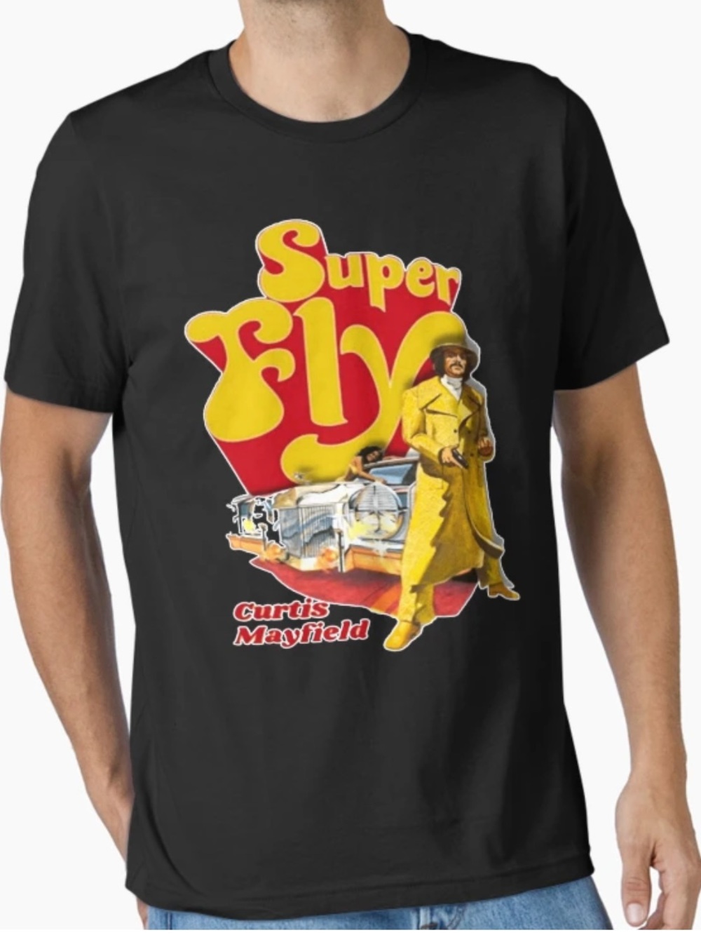 Curtis Mayfield Essential T-Shirt new size large